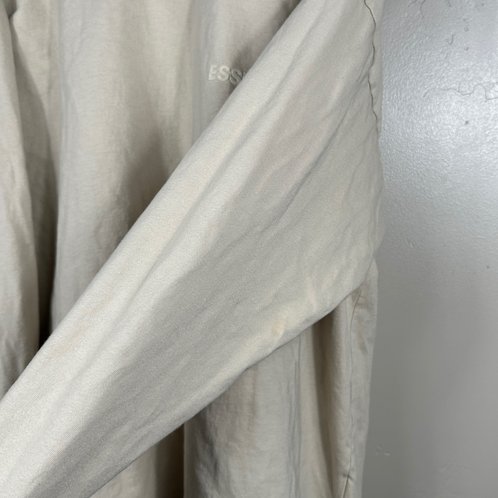Essentials Fear Of God Cream / Beige Long Sleeve Sweatshirt Size Small - Picture 5 of 7